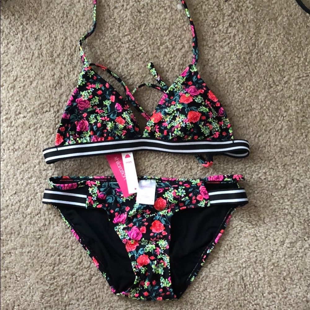 Xhilaration floral bikini